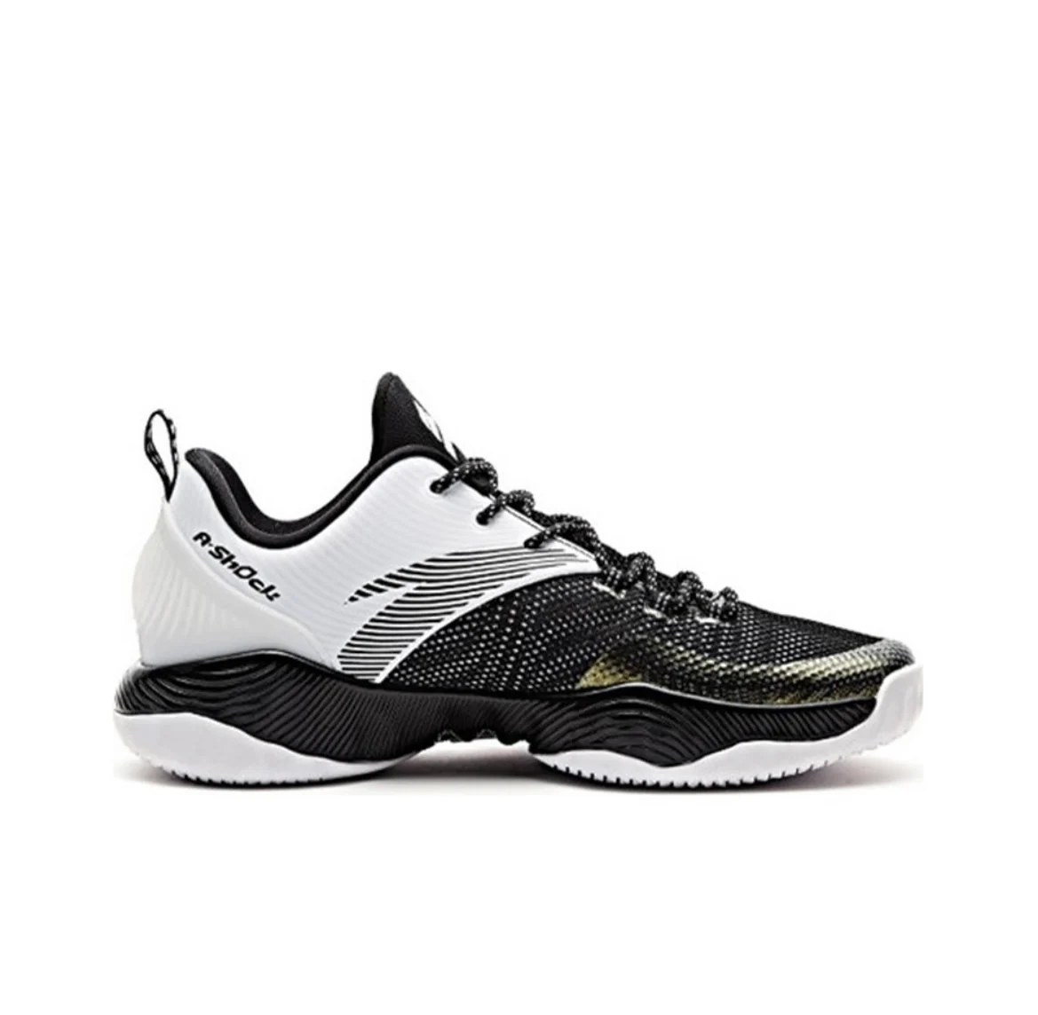 Klay Thompson x Anta Shock The Game 1.0 Basketball Shoes - White/Black - Image 2