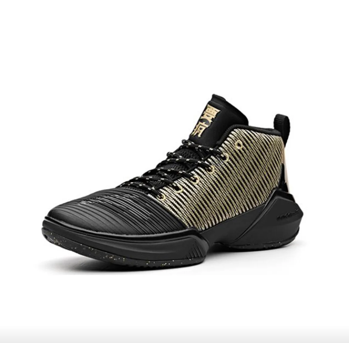 Klay Thompson x Anta Shock The Game 2.0 Basketball Shoes - Black/Gold