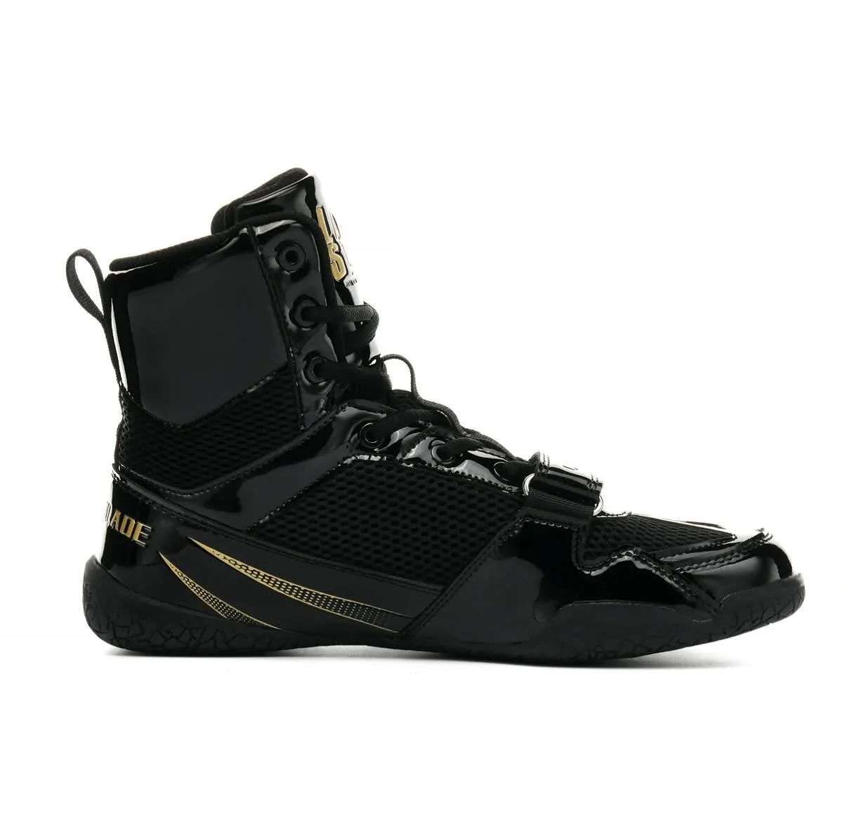 Lara Star Professional Boxing Training Shoes - Black - Image 5