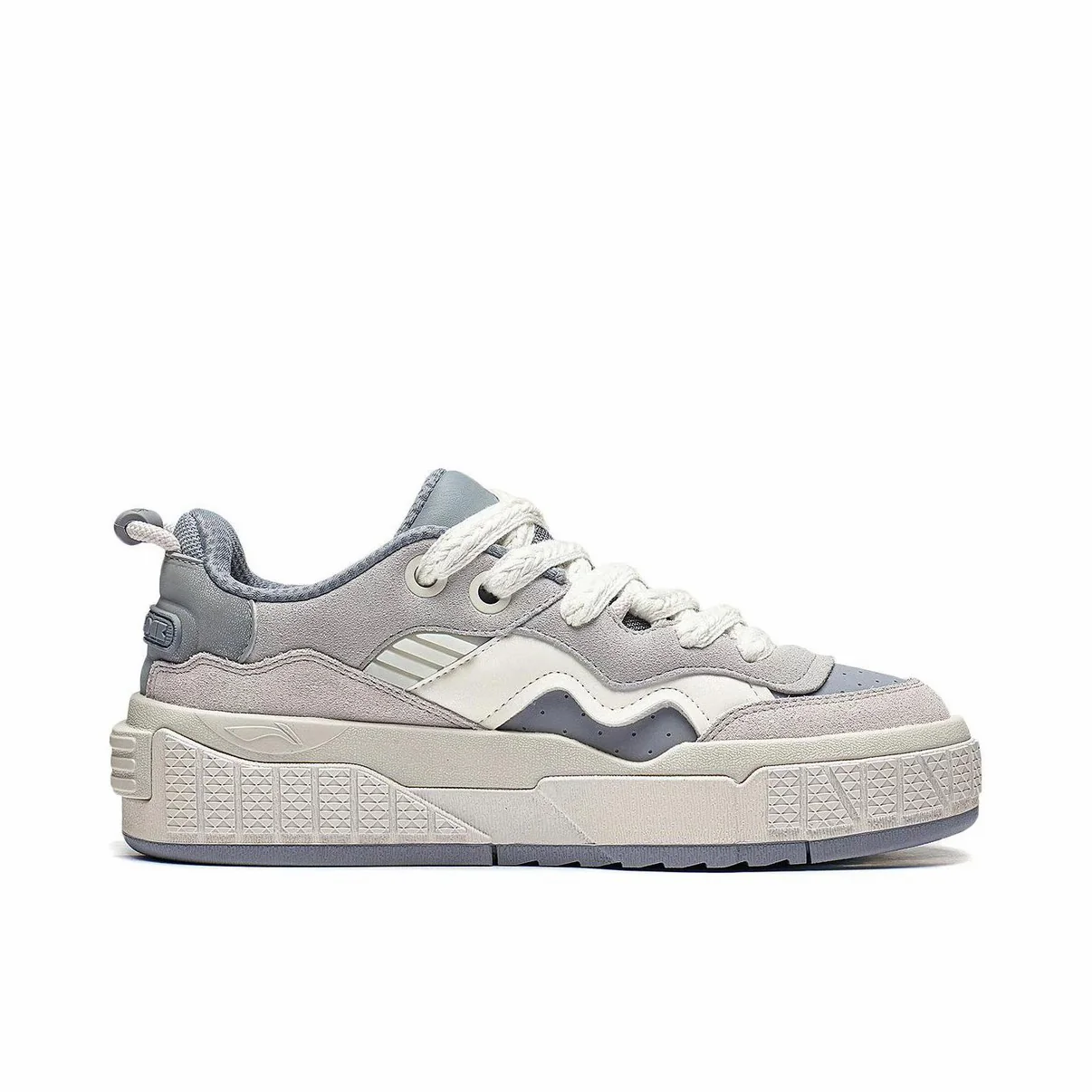 Teens in Times (He Junlin) x Li-Ning 001 UNBLOCK Low Casual Sneakers - Gray - Image 6