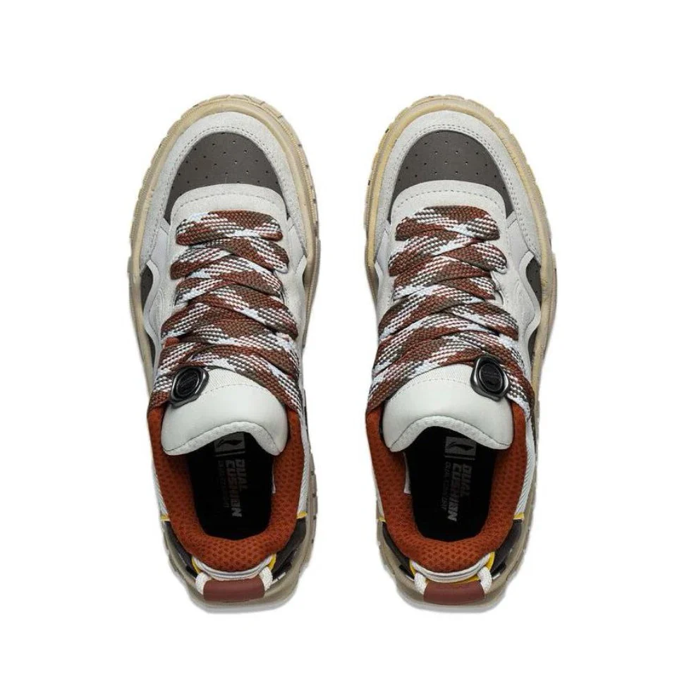 Li-Ning 001 UNBLOCK Low Casual Sneakers - Grayish Brown - Image 5