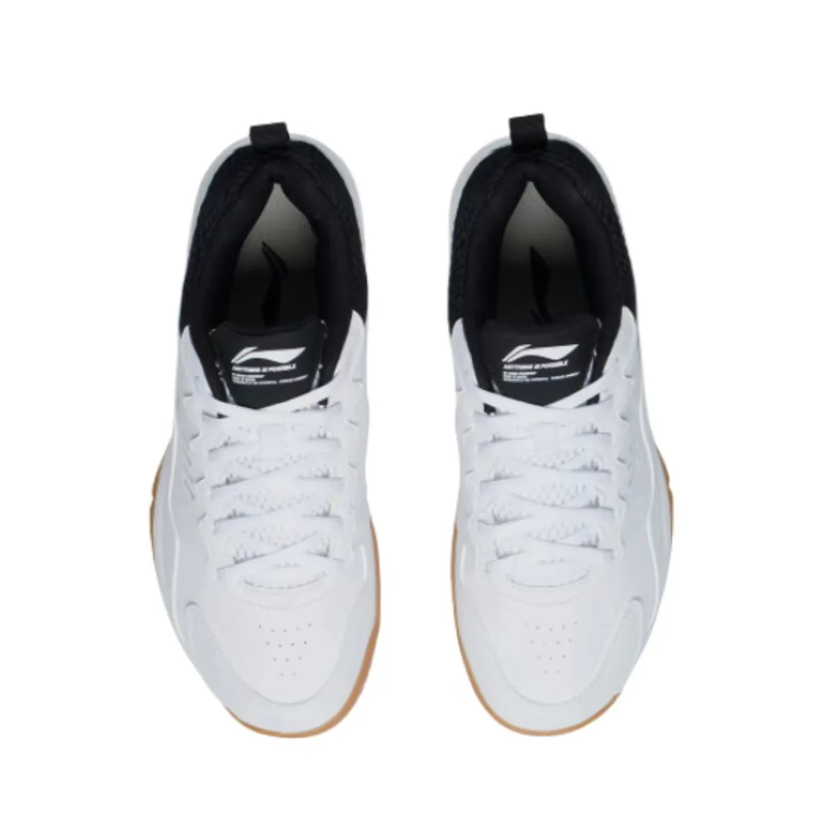 Li-Ning Almighty King 2 1V1 Badminton Shoes - White/Black - Image 3