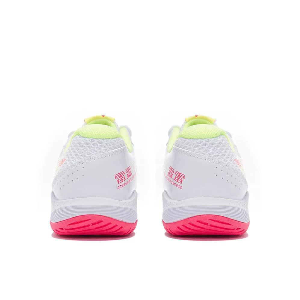 Li-Ning AXforce LT-01 Lite Badminton Shoes - White/Red/Yellow - Image 3