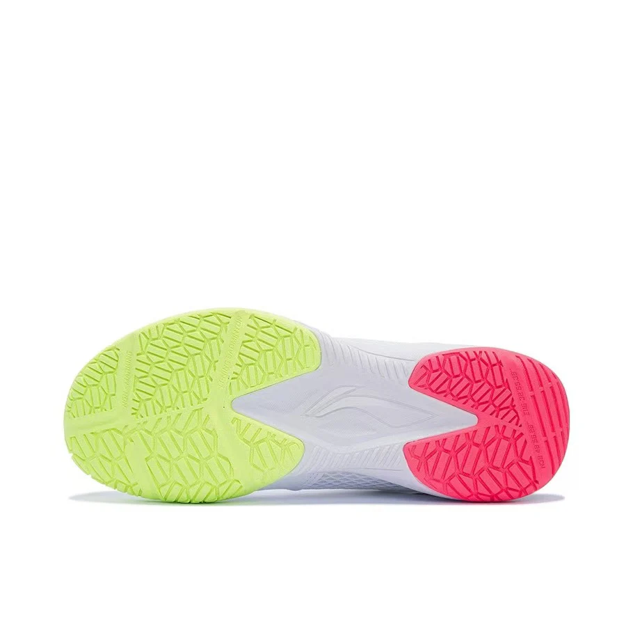 Li-Ning AXforce LT-01 Lite Badminton Shoes - White/Red/Yellow - Image 4
