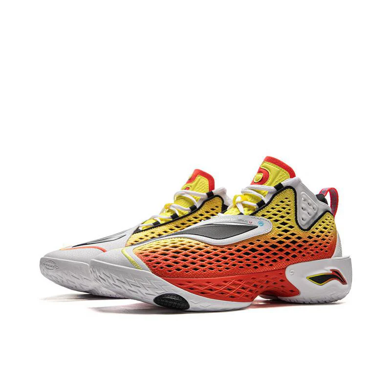Li-Ning Badfive 5 - Yellow/White/Red - Image 2