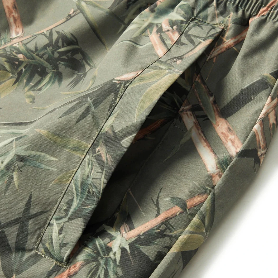 Li-Ning Badfive Bamboo Print Trendy Loose Casual Pants - Image 7