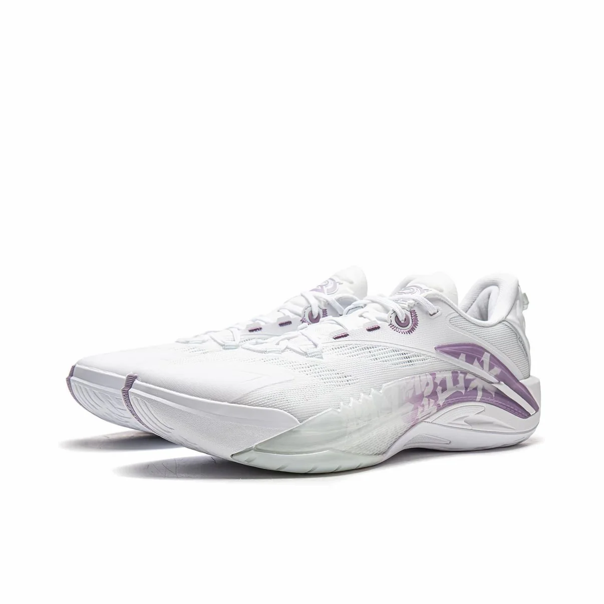 Li-Ning Badfive Guerrilla 1 Super - White/Purple - Image 2