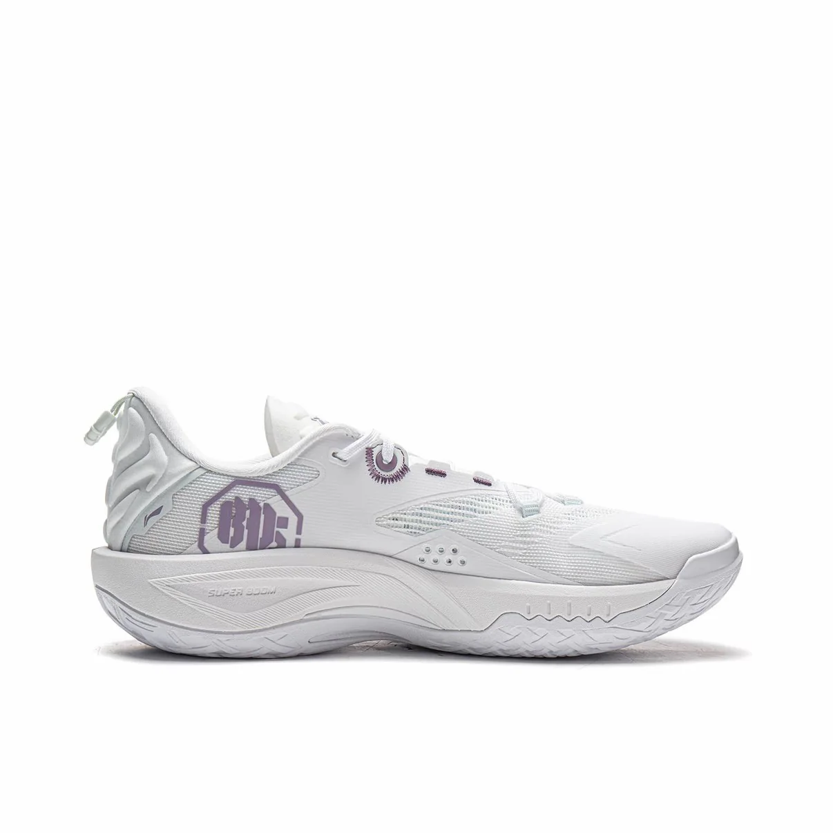 Li-Ning Badfive Guerrilla 1 Super - White/Purple - Image 6