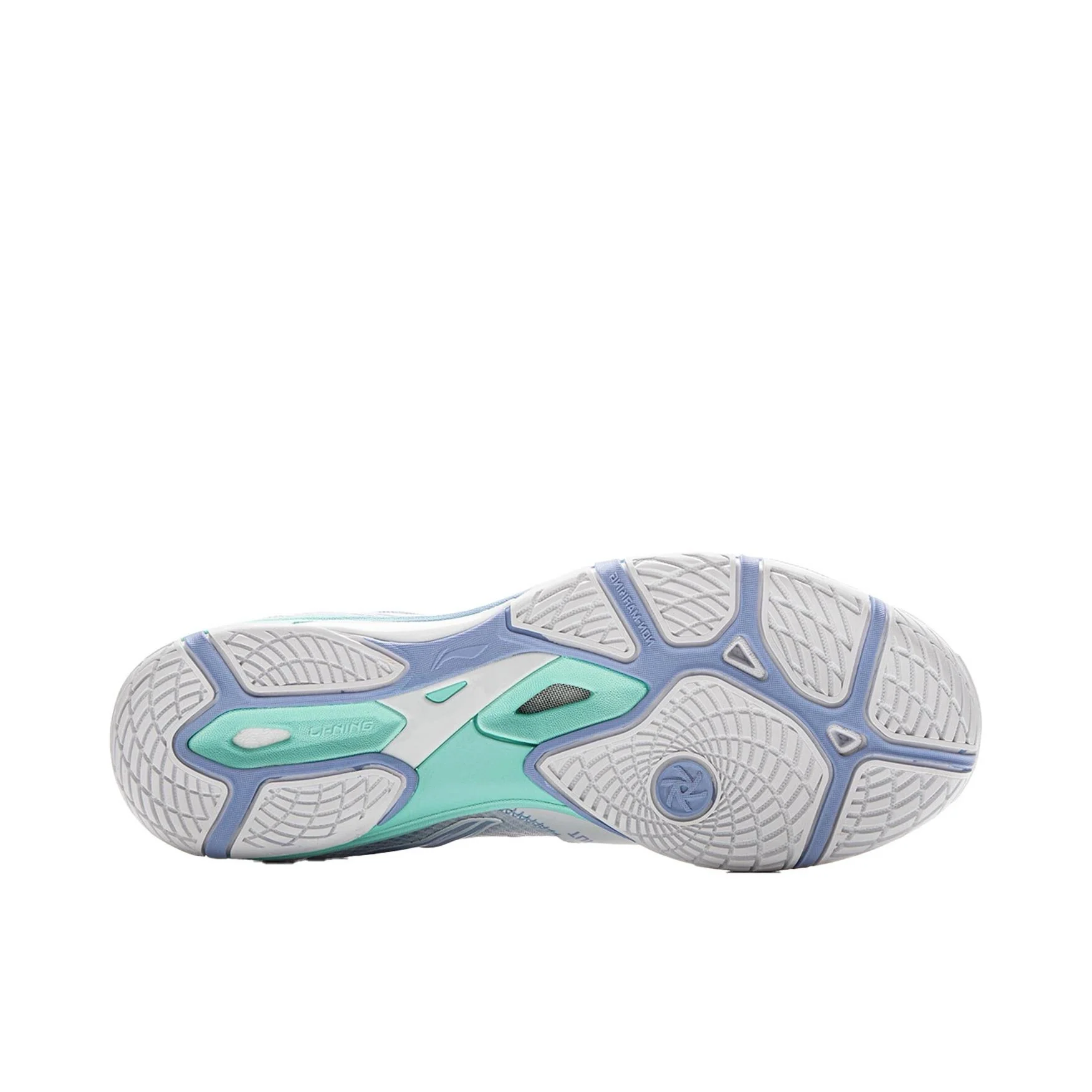 Li-Ning Eagle Eye 2.0 Pro Table Tennis Shoes - White/Island Blue - Image 3