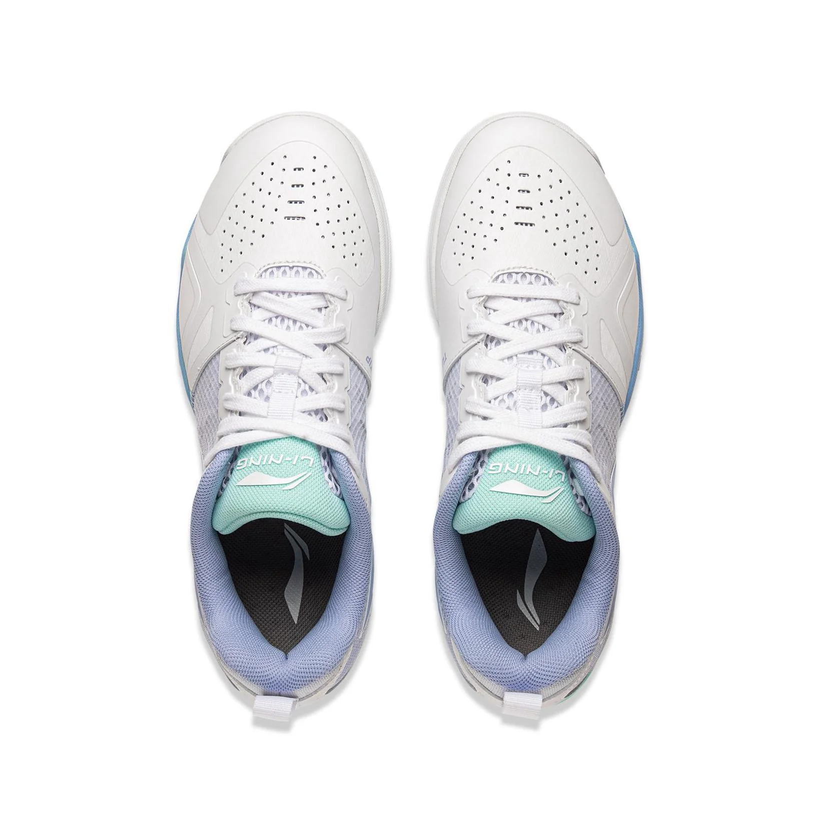 Li-Ning Eagle Eye 2.0 Pro Table Tennis Shoes - White/Island Blue - Image 4