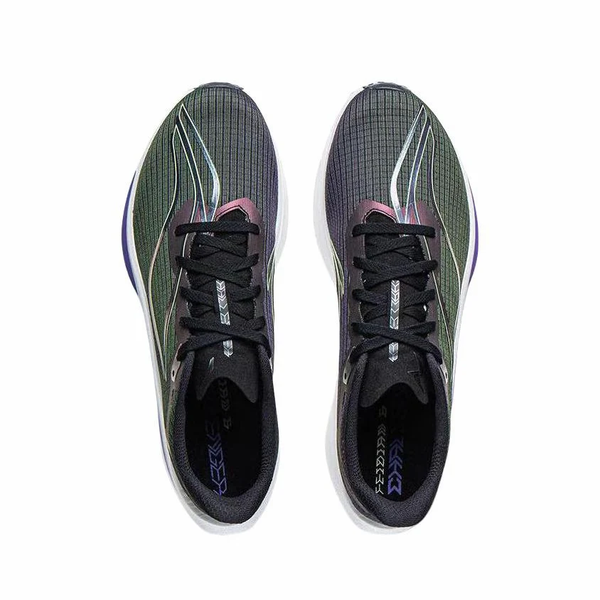 （Men & Women）Li-Ning Feidian 6 Challenger Racing Carbon Plate Running Shoes - Black/Purple - Image 5