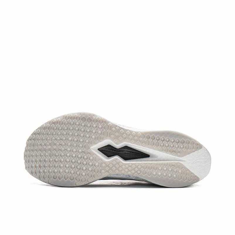 （Men & Women）Li-Ning Feidian 6 Challenger Racing Carbon Plate Running Shoes - Quiet Gray - Image 3