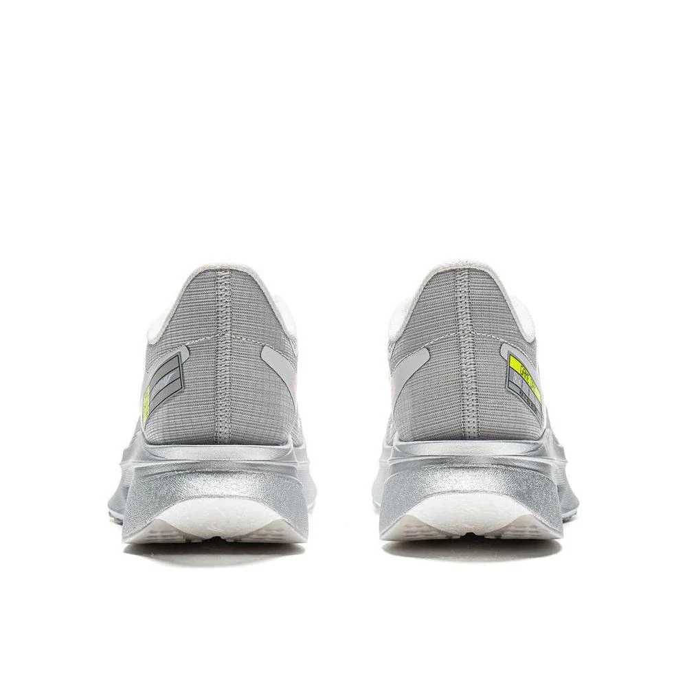 （Men & Women）Li-Ning Feidian 6 Challenger Racing Carbon Plate Running Shoes - Quiet Gray - Image 4