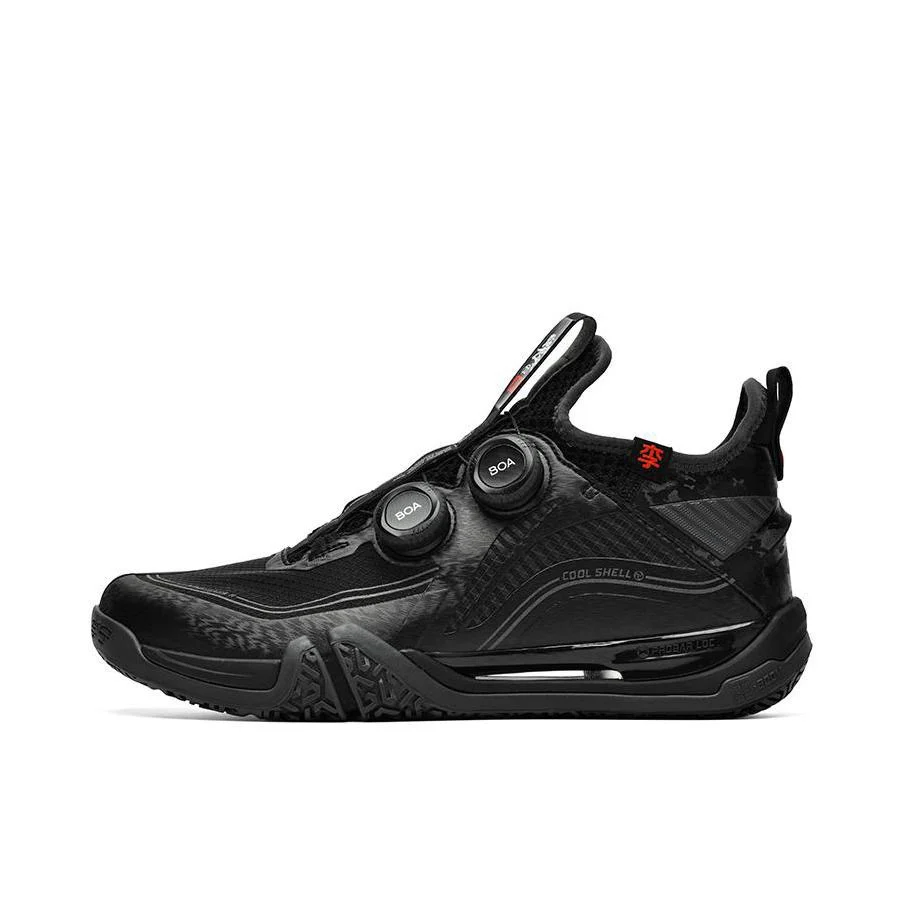 Li-Ning Ground Flying 2 Max / Saga II Max Badminton Shoes - Black