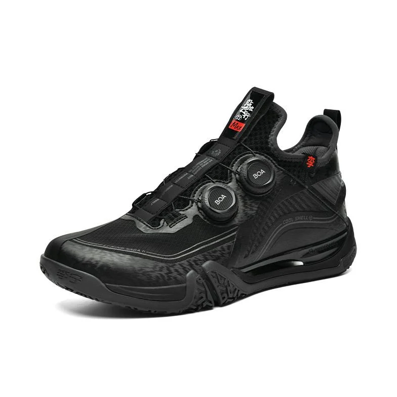 Li-Ning Ground Flying 2 Max / Saga II Max Badminton Shoes - Black - Image 2