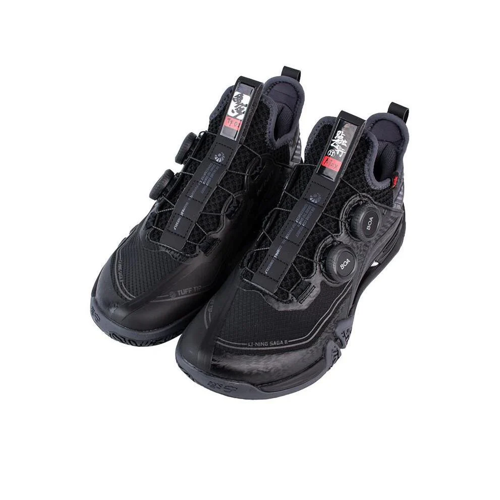 Li-Ning Ground Flying 2 Max / Saga II Max Badminton Shoes - Black - Image 8