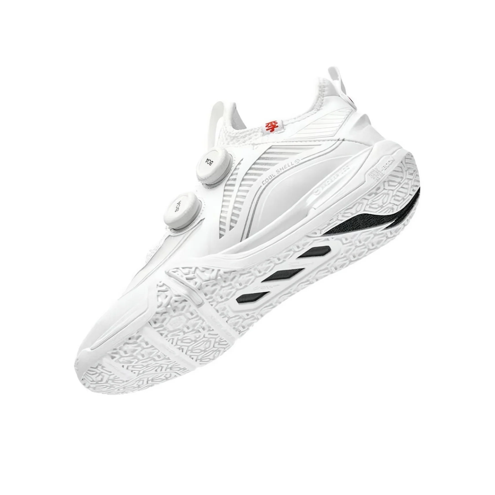 Li-Ning Ground Flying 2 Max / Saga II Max Badminton Shoes - White - Image 3