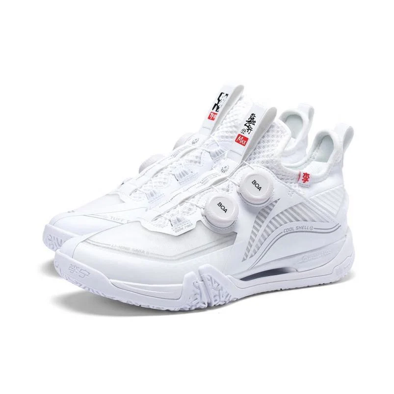 Li-Ning Ground Flying 2 Max / Saga II Max Badminton Shoes - White - Image 7