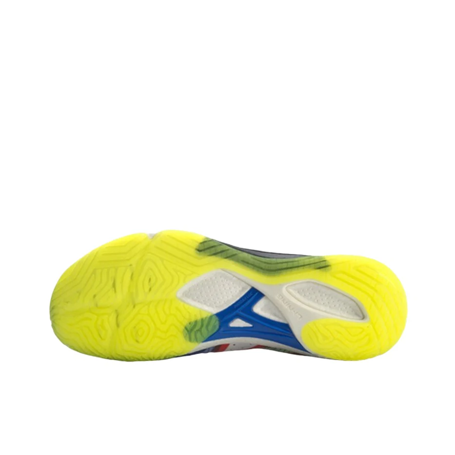 Li-Ning Gyrfalcon 4 Badminton Shoes - Blue/Yellow - Image 3