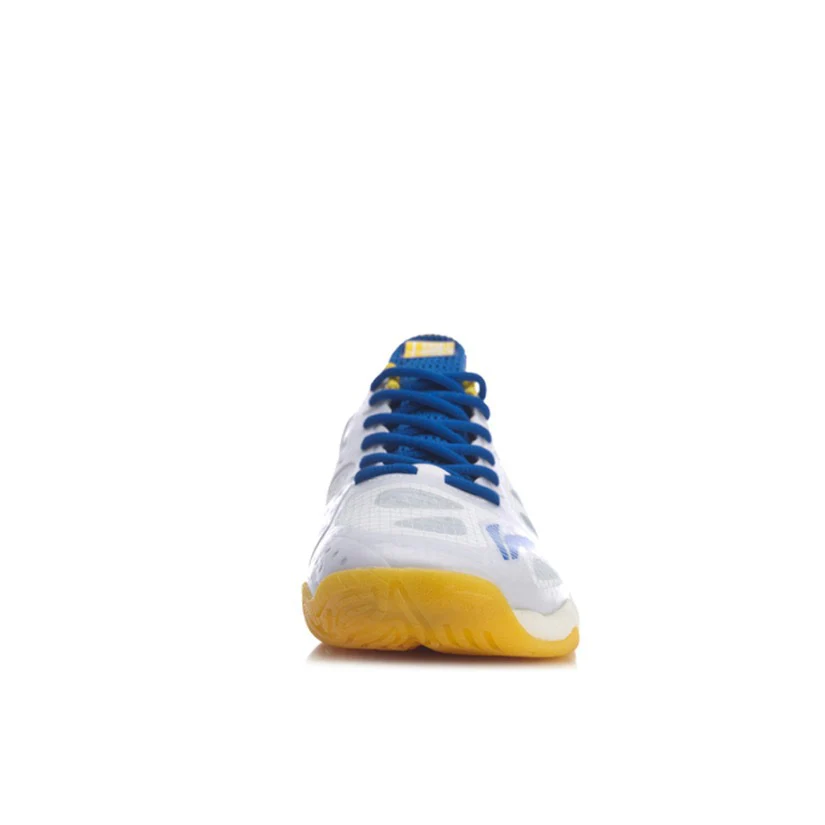 Li-Ning Gyrfalcon 4 Badminton Shoes - White/Blue/Yellow - Image 4
