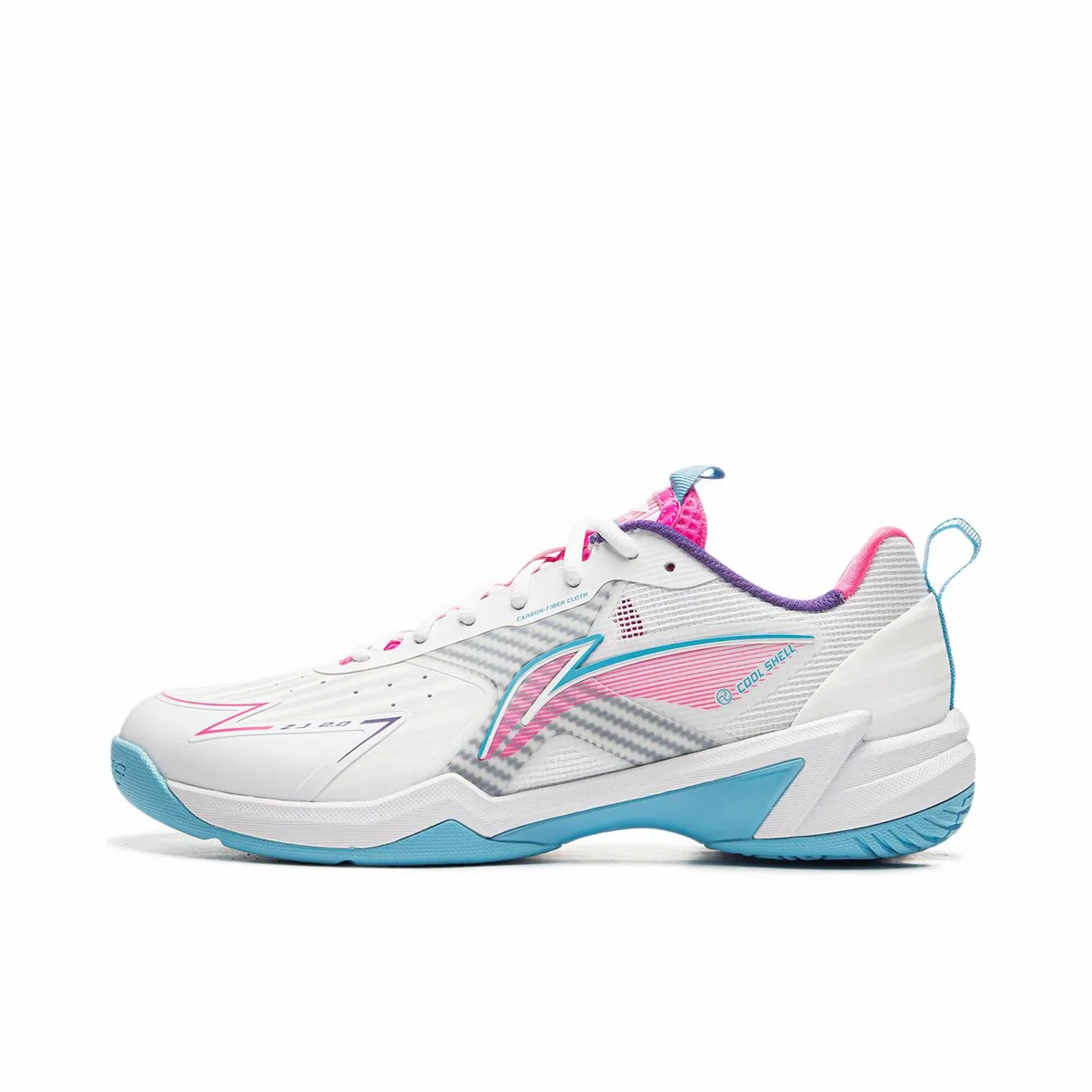 Li-Ning Halberd ZJ 2.0 Badminton Shoes - White/Blue/Pink