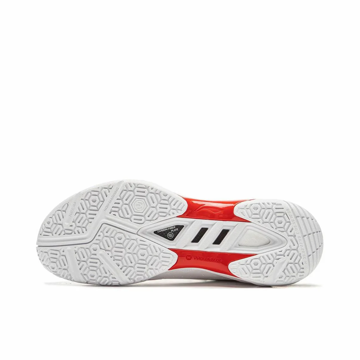 Li-Ning Halberd ZJ 2.0 Badminton Shoes - White/Red - Image 3