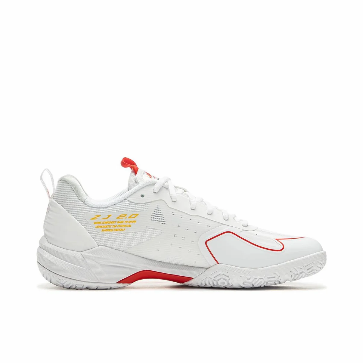 Li-Ning Halberd ZJ 2.0 Badminton Shoes - White/Red - Image 6