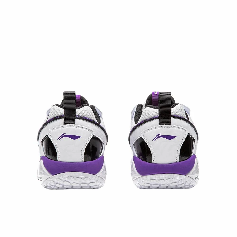 【Shi Yu Qi 】Li-Ning Invincible Ace Badminton Shoes - White/Pink/Purple - Image 4