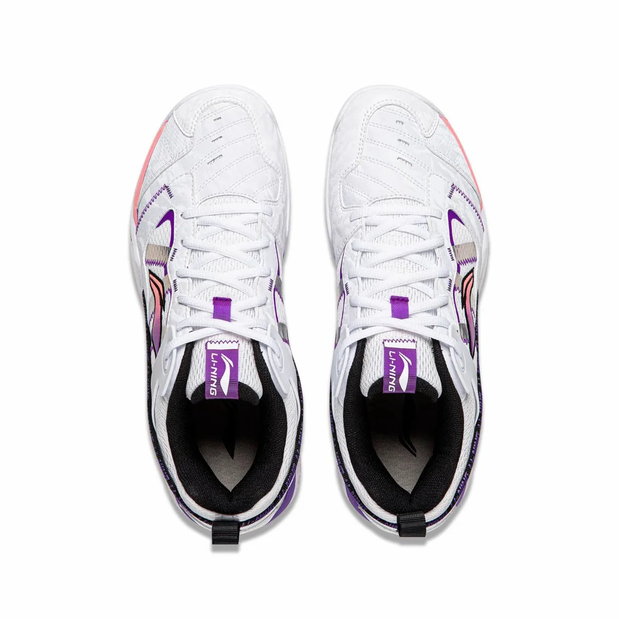 【Shi Yu Qi 】Li-Ning Invincible Ace Badminton Shoes - White/Pink/Purple - Image 5