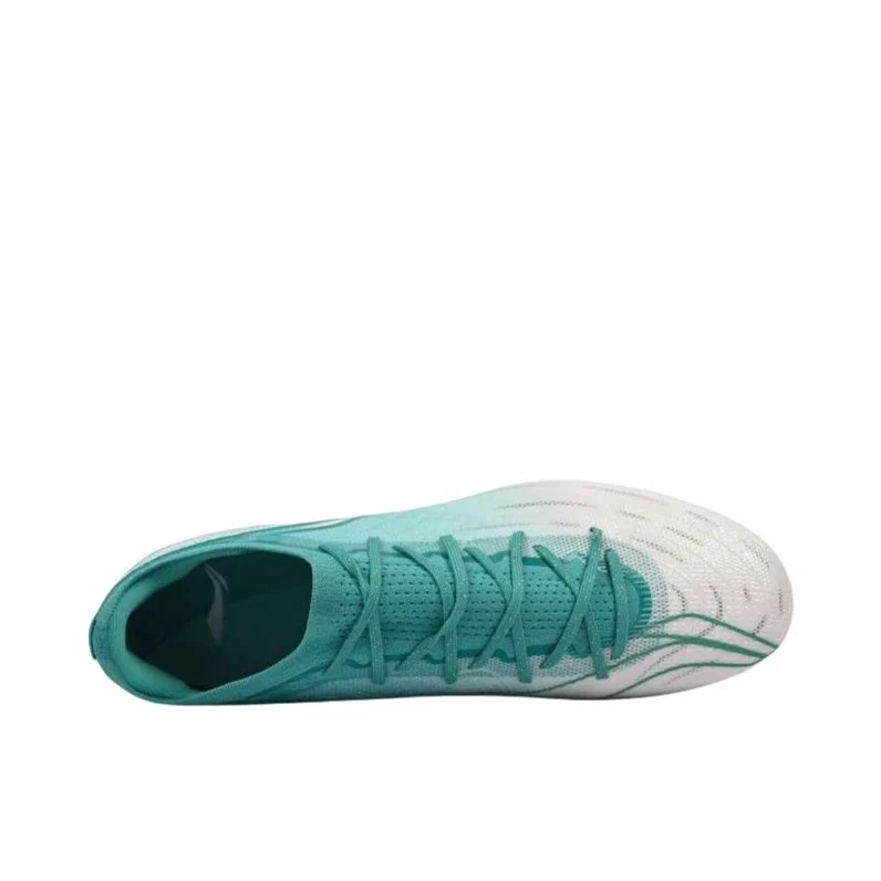 Li-Ning Ji Ying 3 MG Short Spike Soccer Boots - White/Green - Image 5