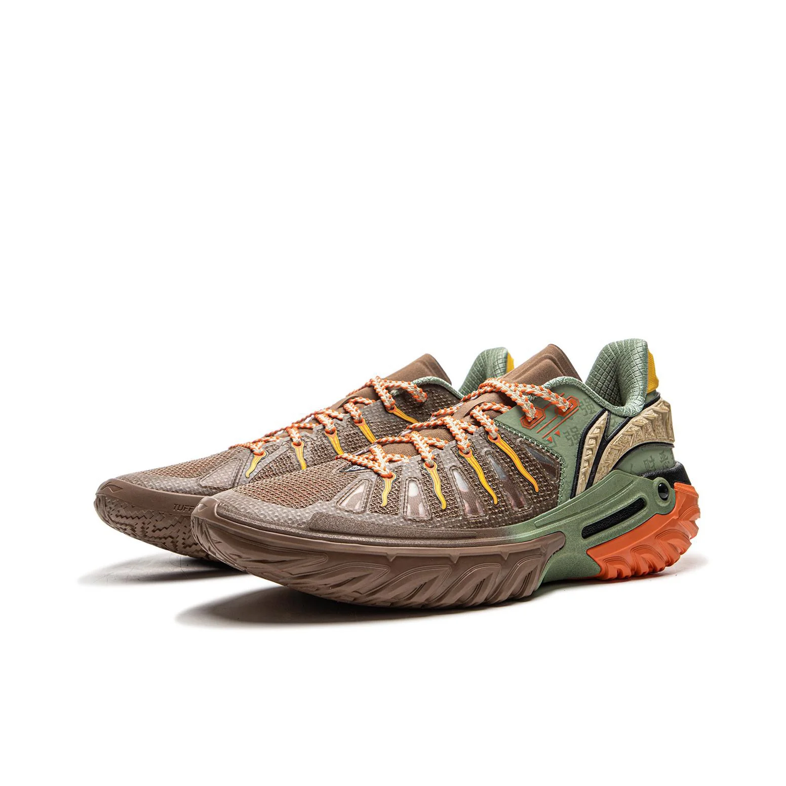 Li-Ning Jie'Ao 2 Low - 饕餮 Brown/Orange - Image 2