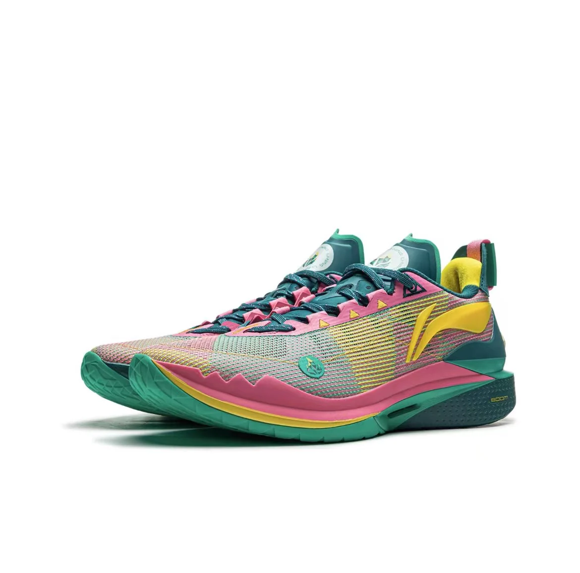 Li-Ning Jimmy Butler JB2 - Pink/Yellow/Green - Image 2