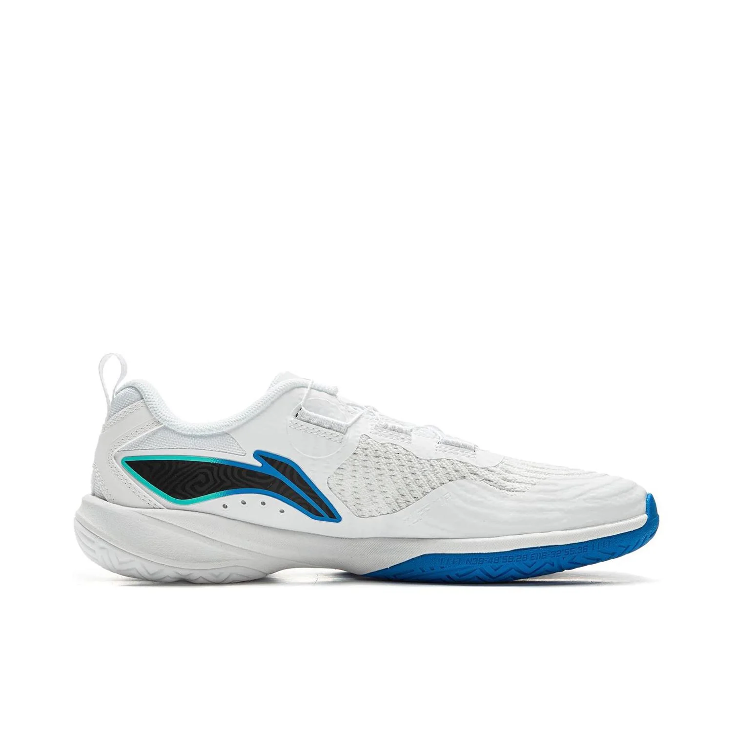 Li-Ning MAGE 2.0 Table Tennis Shoes - White/Blue - Image 6
