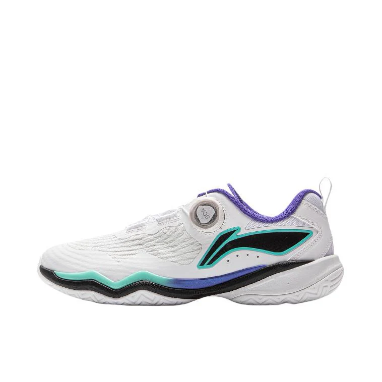 Li-Ning MAGE 2.0 Table Tennis Shoes - White/Blue/Purple
