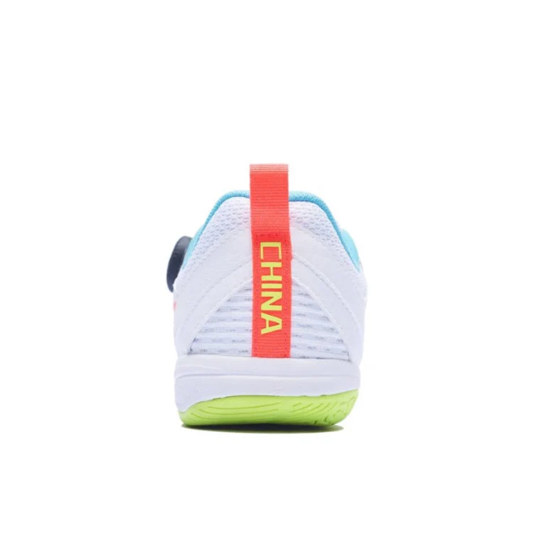 【Wang Chuqin】Li-Ning Mage Pe Table Tennis Shoes - White/Green - Image 4