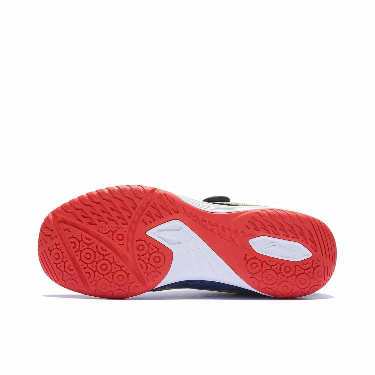 【Wang Chuqin】Li-Ning Mage Pe Low Table Tennis Shoes - Blue/Red - Image 3