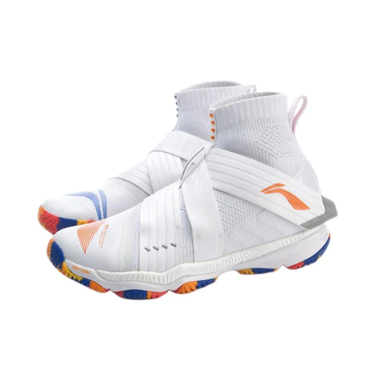Li-Ning Ranger 4 High Professional Badminton Shoes - Standard White - Image 2