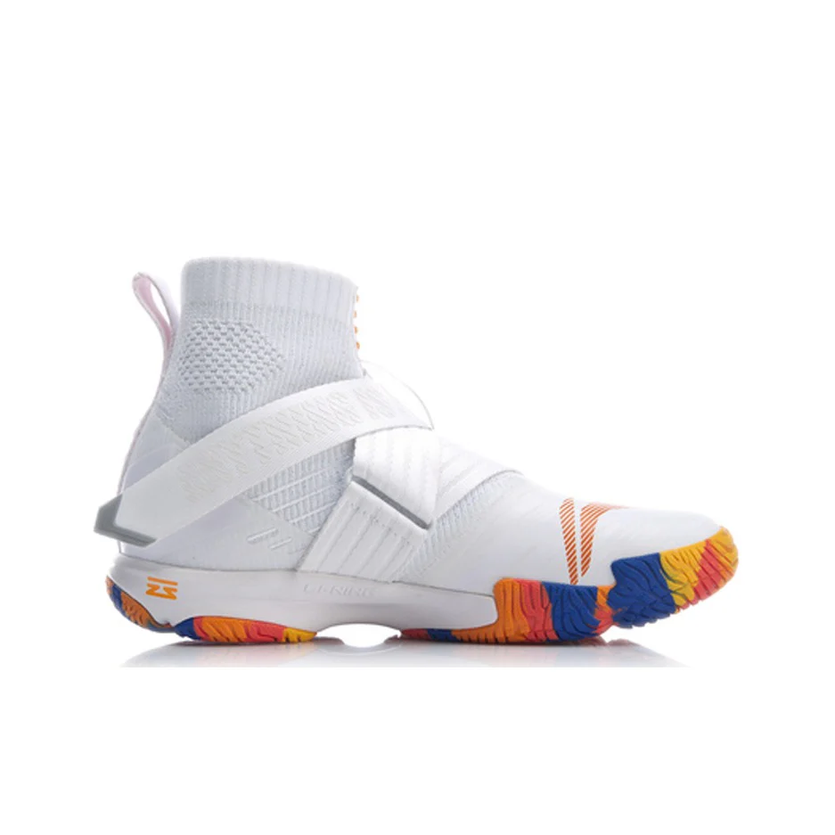 Li-Ning Ranger 4 High Professional Badminton Shoes - Standard White - Image 4