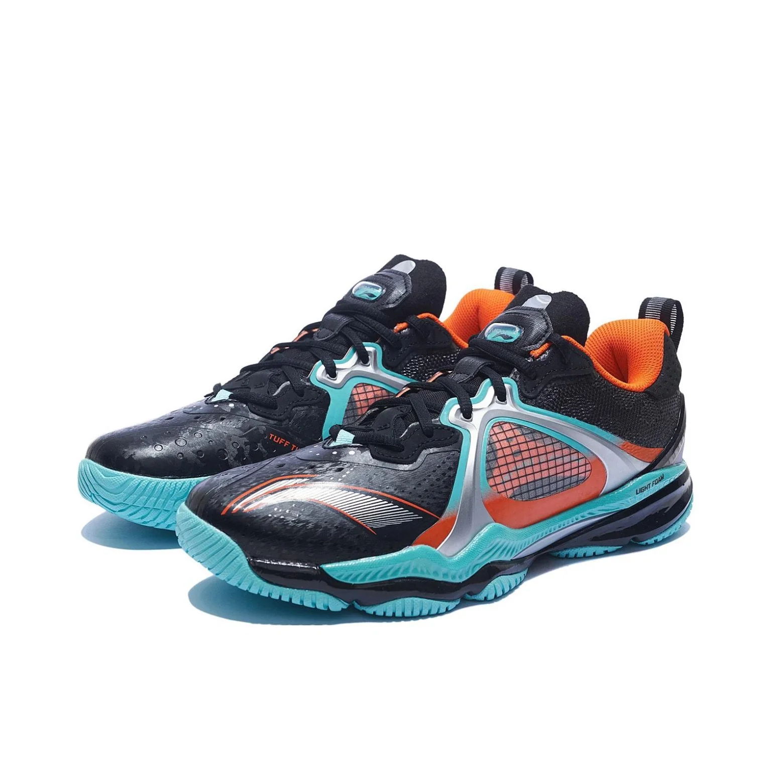 Li-Ning Ranger 6.0 Lite Badminton Training Shoes - Black/Orange - Image 2