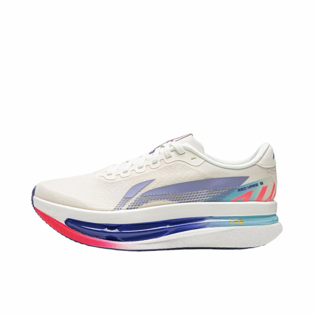 （Women & Men）Li-Ning Red Hare 9 Ultra Marathon Running Shoes - Champagne White/Blue - Image 2