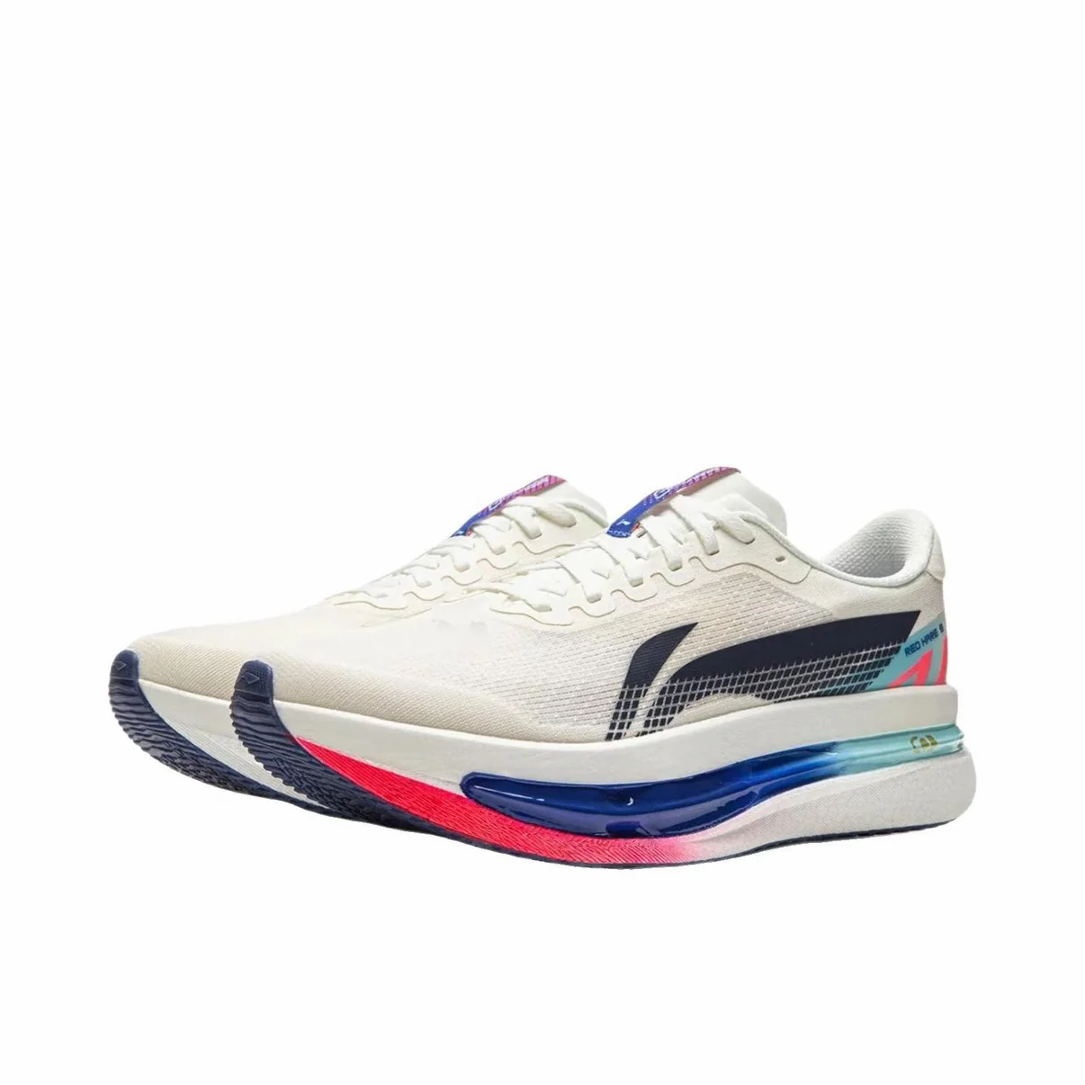 （Women & Men）Li-Ning Red Hare 9 Ultra Marathon Running Shoes - Champagne White/Blue - Image 4