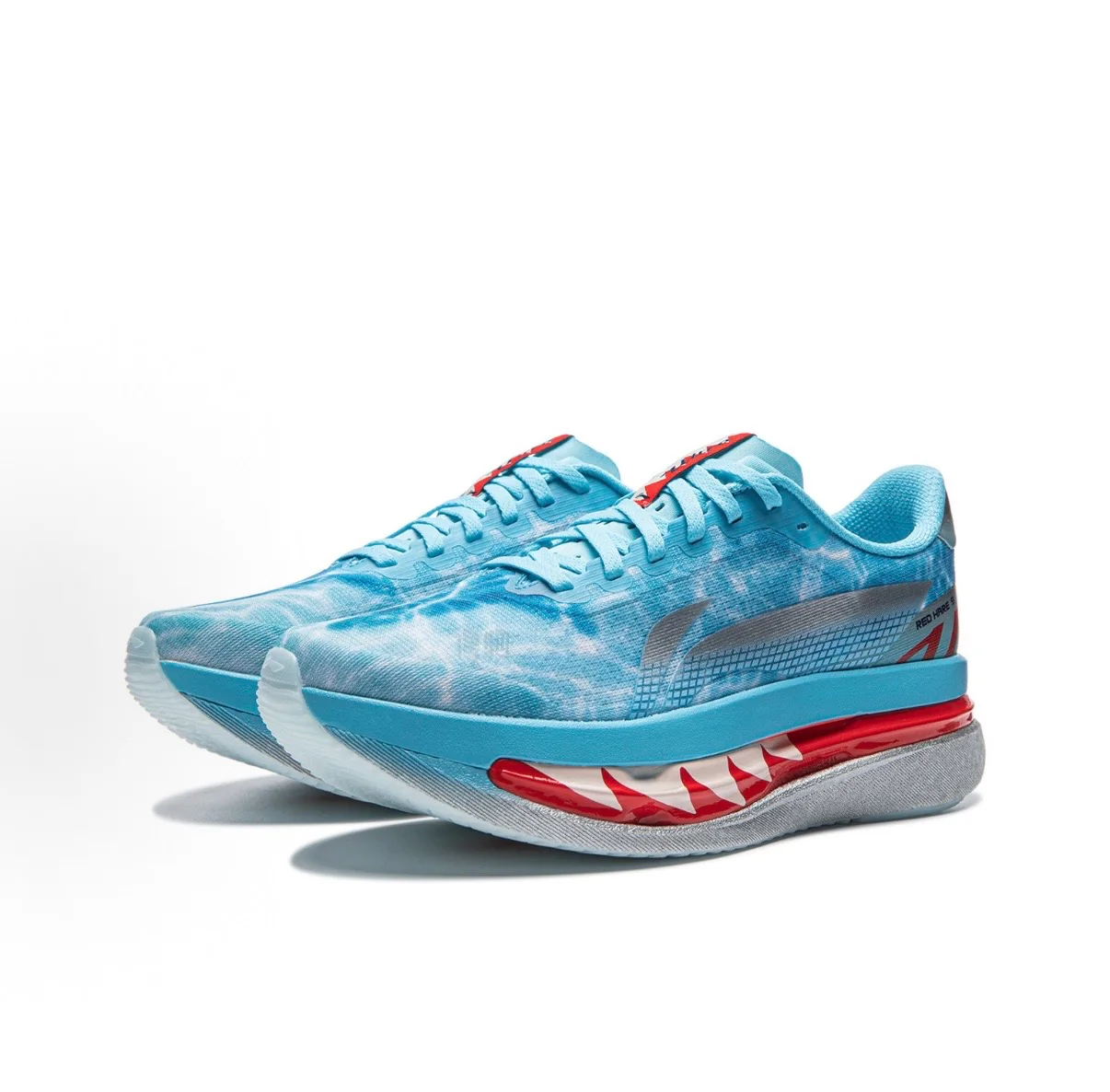 (Men & Women)Li-Ning Red Hare 9 Ultra Marathon Running Shoes - Great White Shark - Image 4