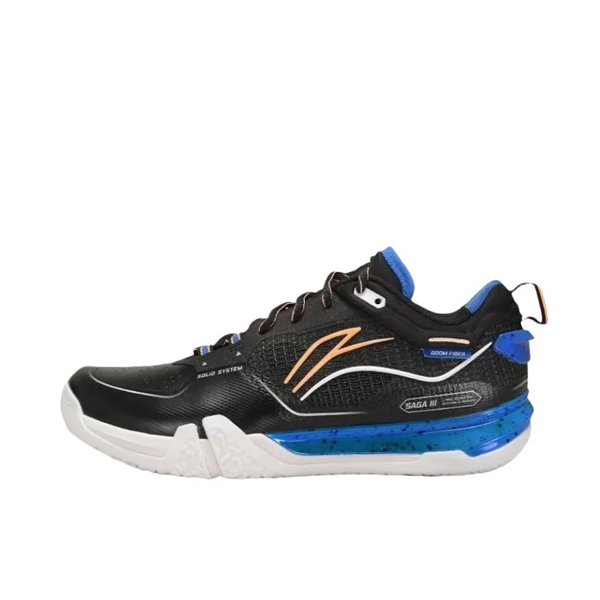 Li-Ning Saga 3 Pro Badminton Shoes - Black/Blue