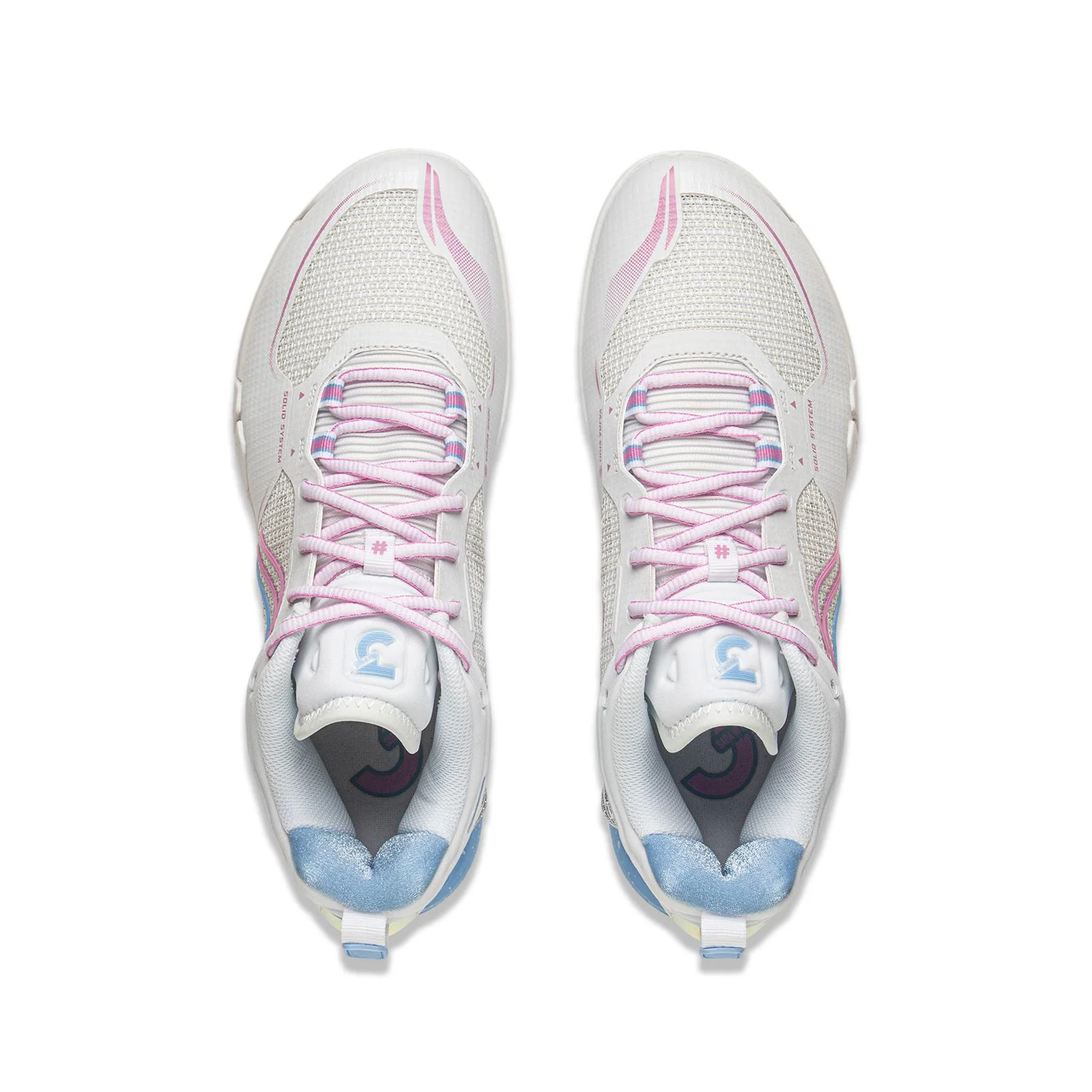 Li-Ning Saga 3 Pro Badminton Shoes - Cotton Candy - Image 5