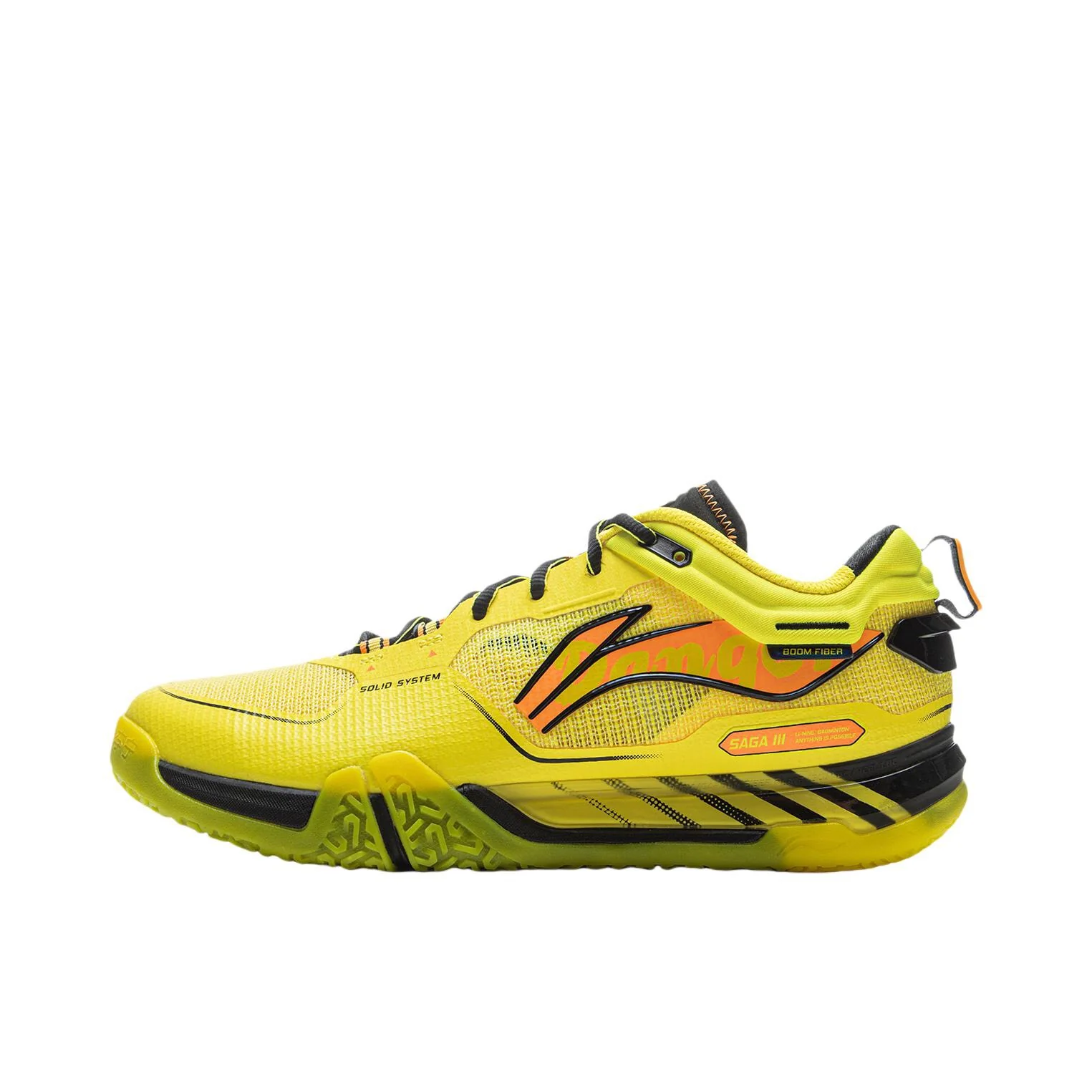 Li-Ning Saga 3 Pro Badminton Shoes - Yellow