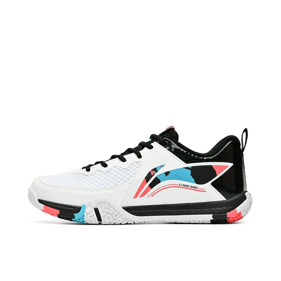 Li-Ning Saga 2 Lite Badminton Shoes - White/Black