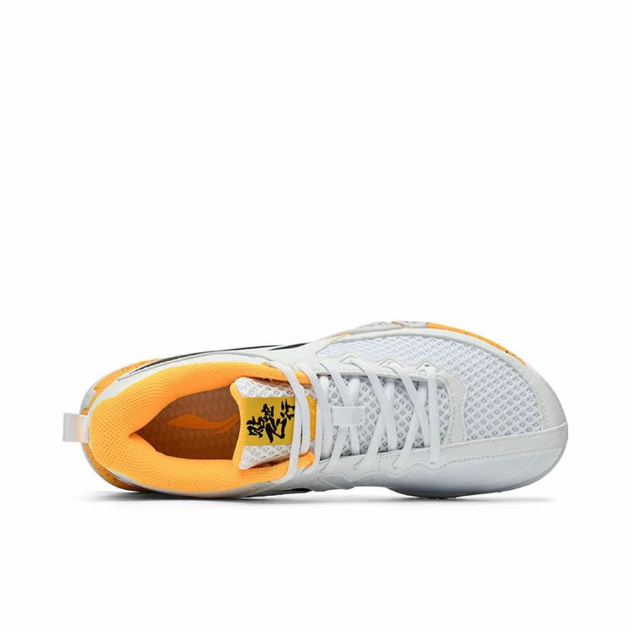 Li-Ning Saga 2 Lite Badminton Shoes - White/Yellow - Image 5