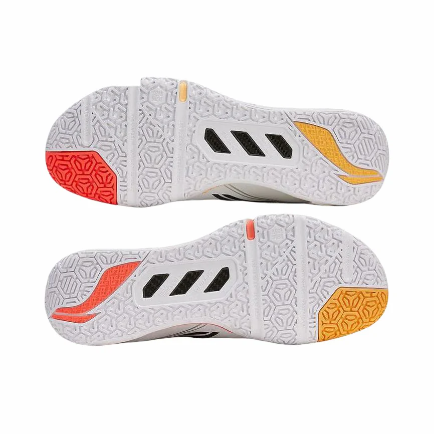 Li-Ning Saga 2 Pro Badminton Shoes - White/Yellow - Image 2