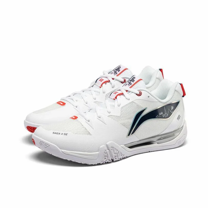 Li-Ning Saga 2SE Badminton Shoes - White - Image 2