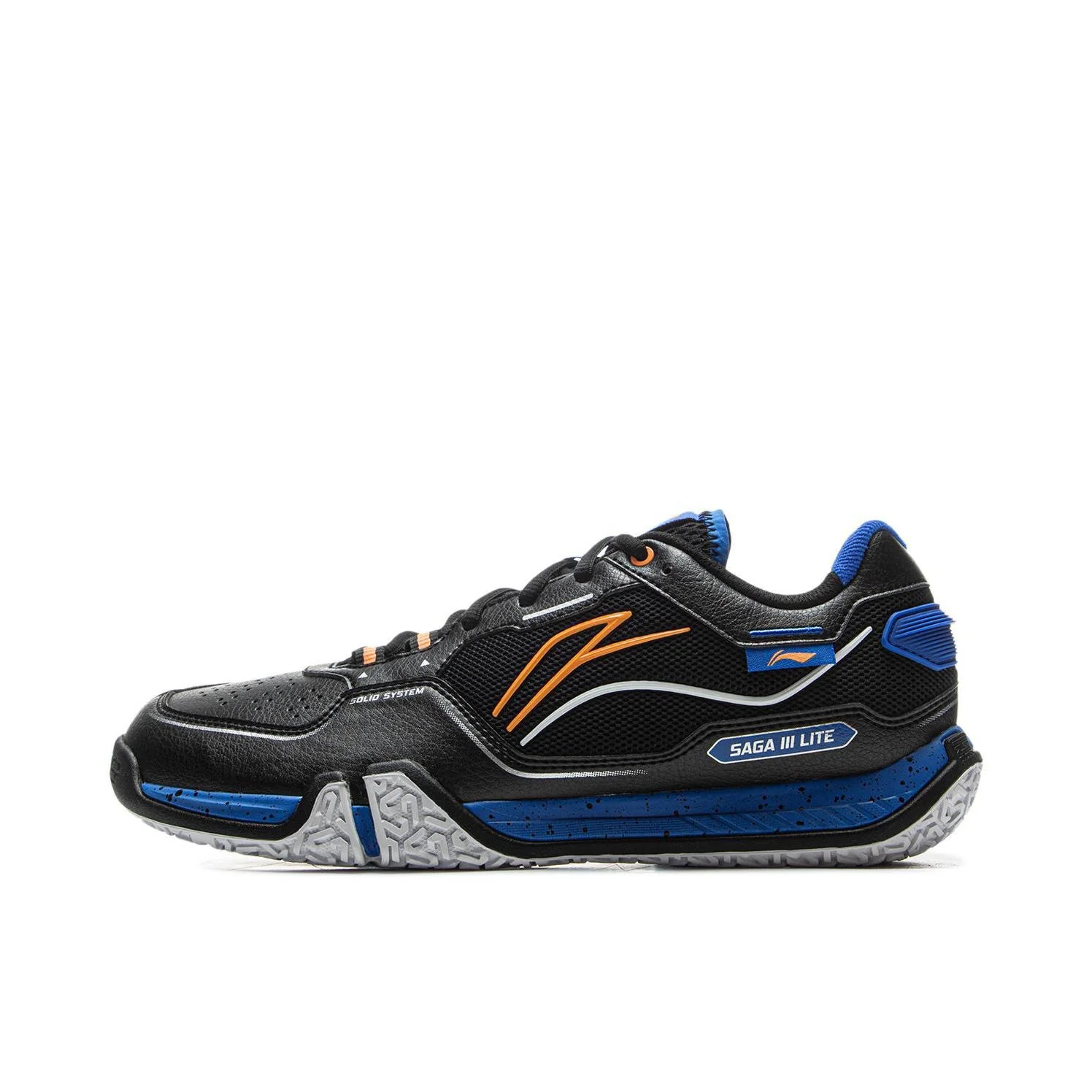 Li-Ning Saga 3 Lite Badminton Shoes - Black/Blue